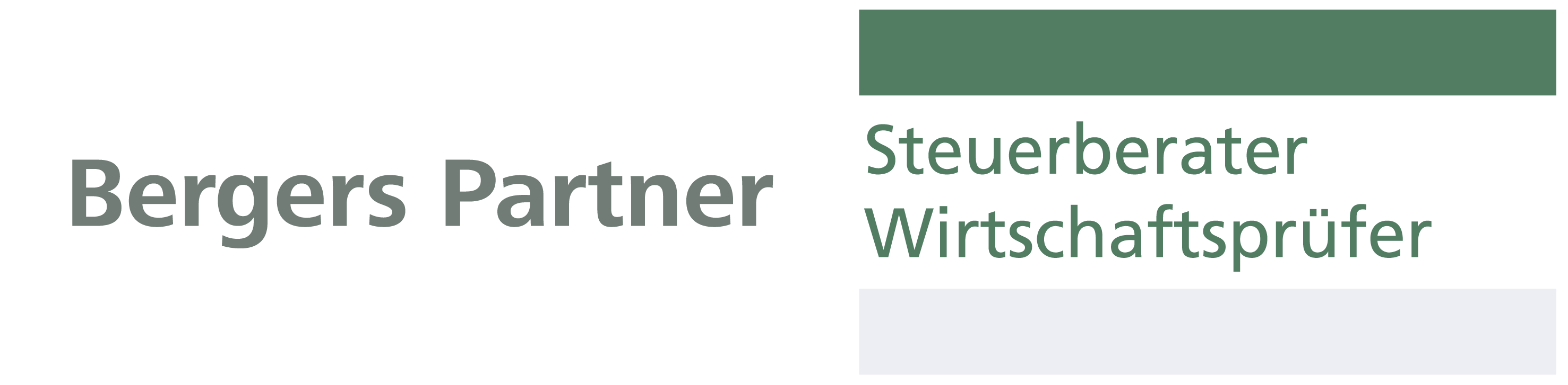 Bergers Partner Steuerberater Wirtschaftsprüfer PartG mbB Logo