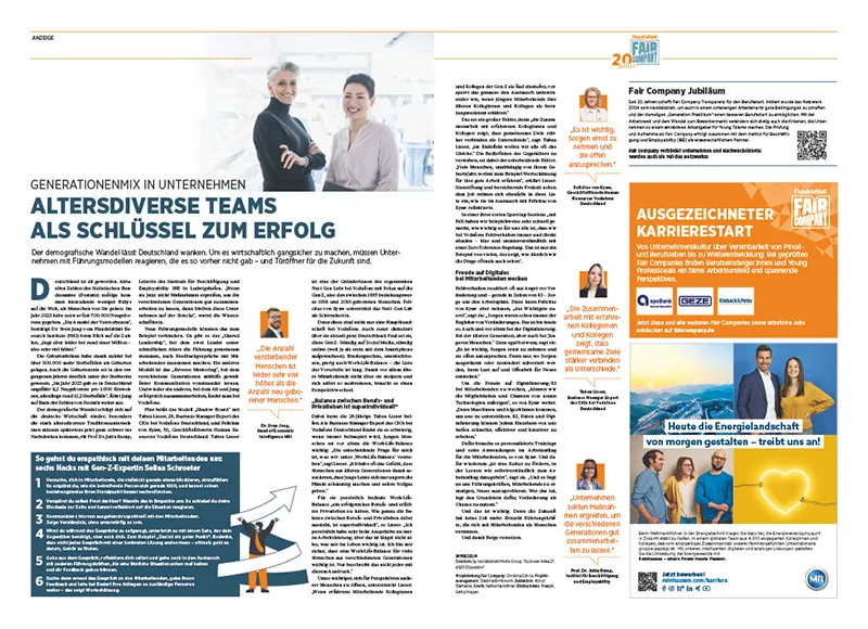 Fair Company Advertorial Nr.3 20 Jahre