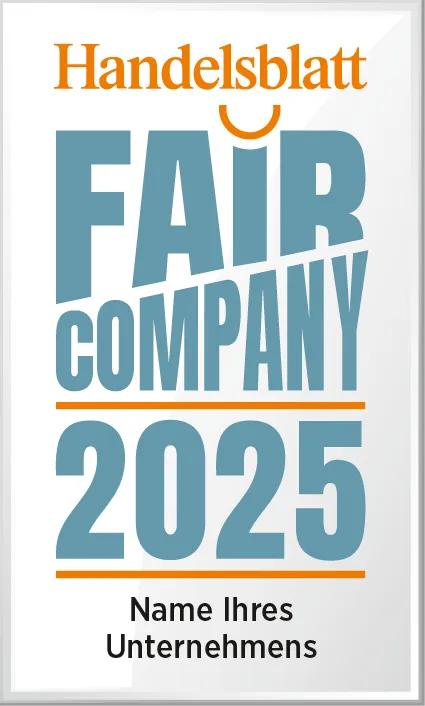 Handelsblatt Fair Company Arbeitgebersiegel 2025